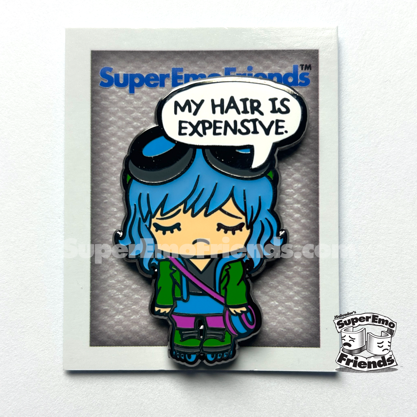 SuperEmo Wamona Color Change Enamel Pin