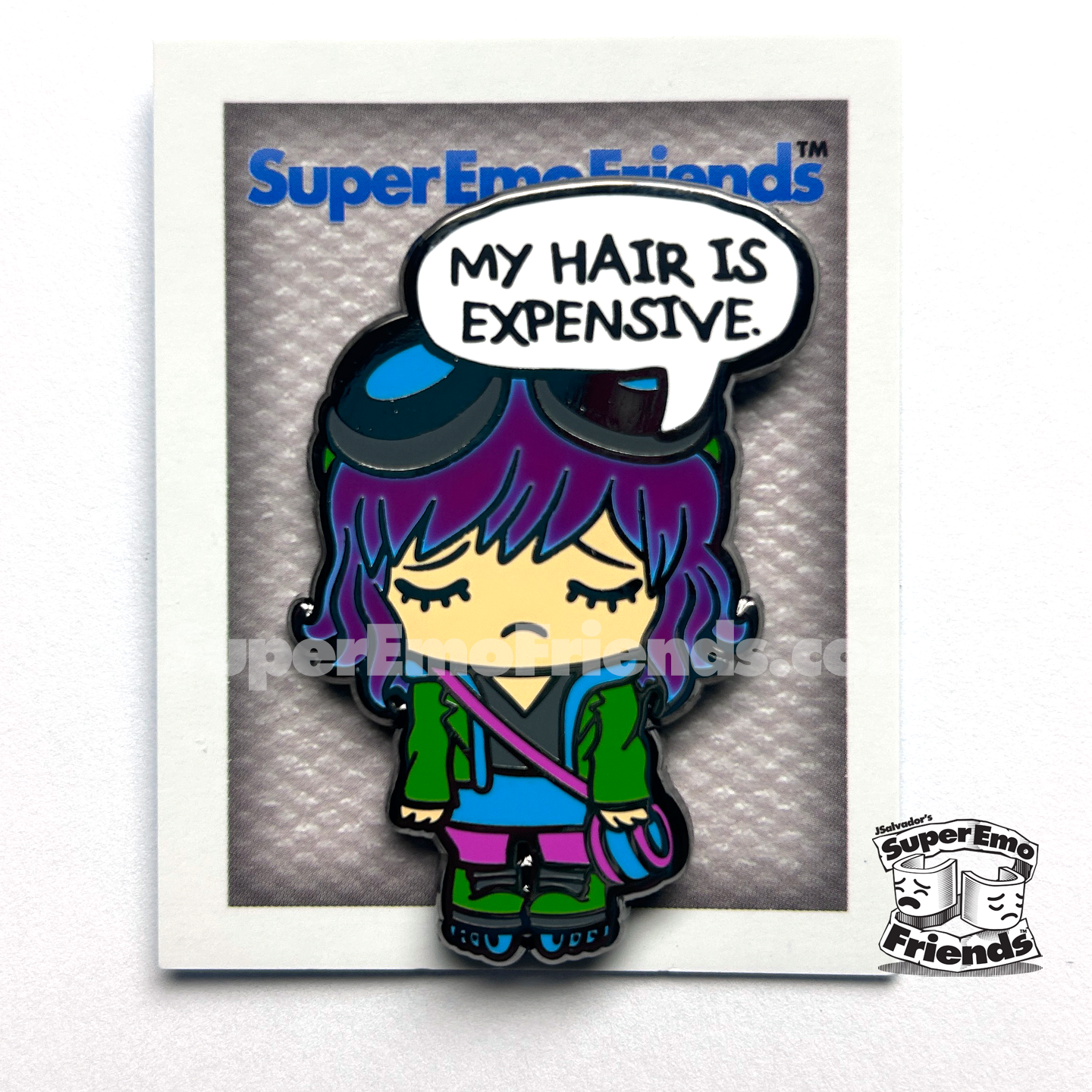 SuperEmo Wamona Color Change Enamel Pin