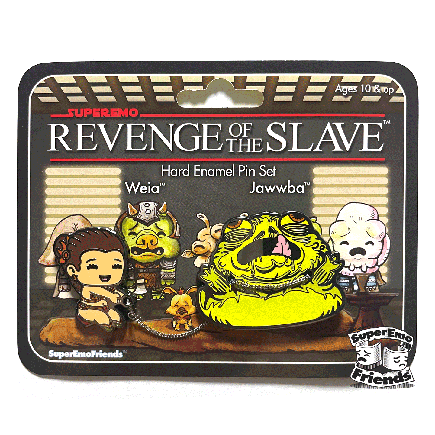 Revenge of the Slave Enamel Pin Set