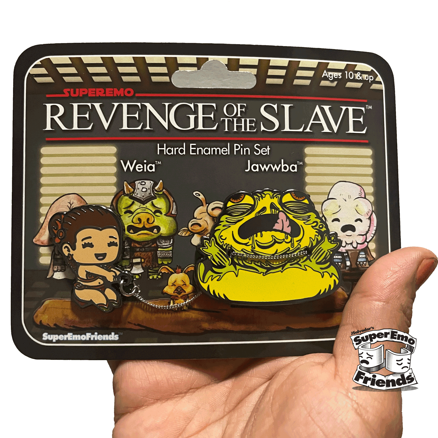 Revenge of the Slave Enamel Pin Set