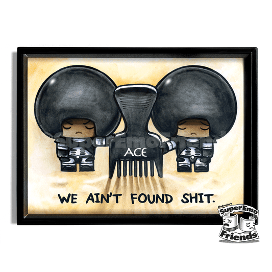 SuperEmoCombers Framed 5x7 Print