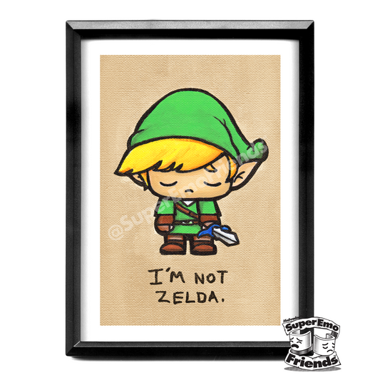 SuperEmo Wink Framed 5x7 Print