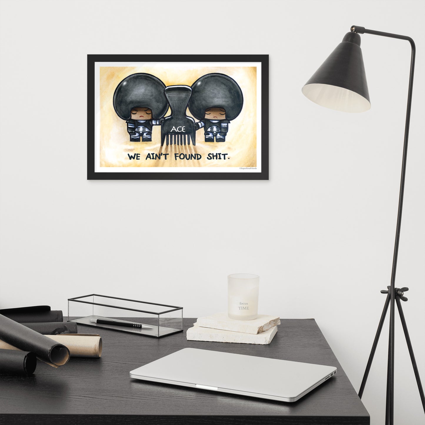 SuperEmo Combers Framed 12x18 poster