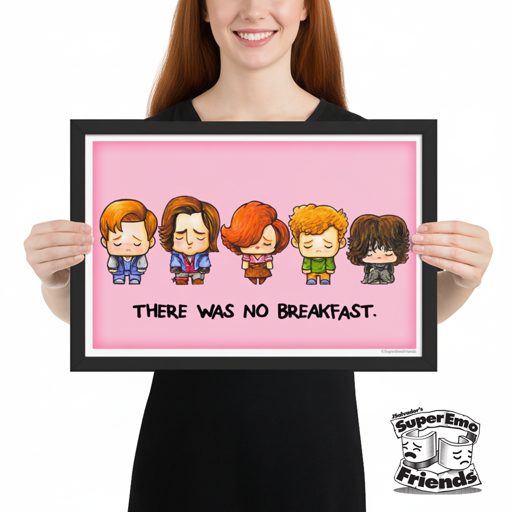 SuperEmo Breaky Framed 12x18 poster