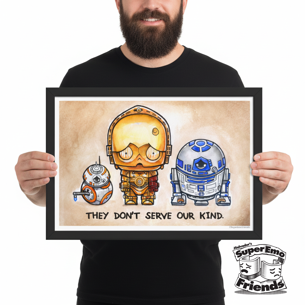 SuperEmo Dwoids Framed 12x18 poster