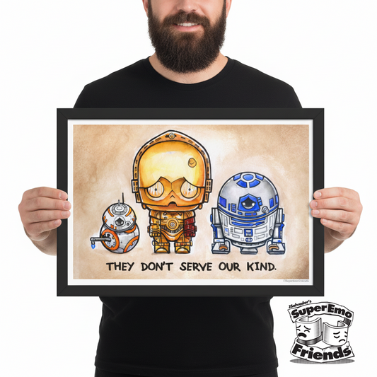 SuperEmo Dwoids Framed 12x18 poster