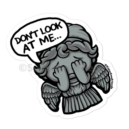 SuperEmo Weepy sticker