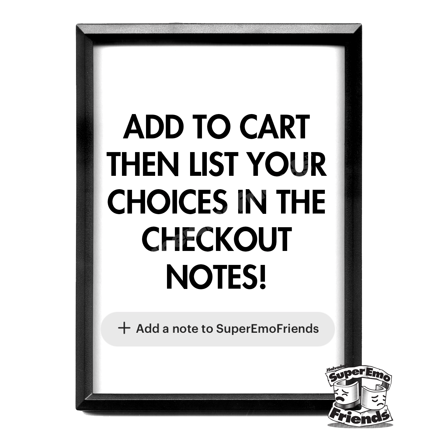 YOU CHOOSE! ANY 2 Framed 5x7 Prints