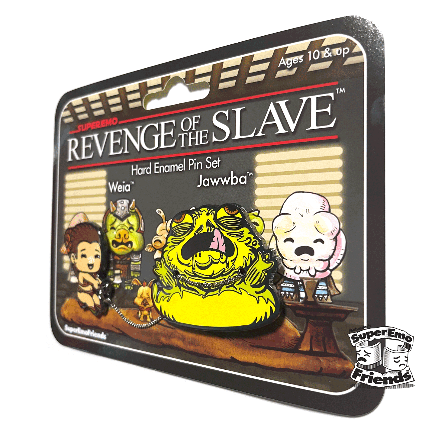 Revenge of the Slave Enamel Pin Set